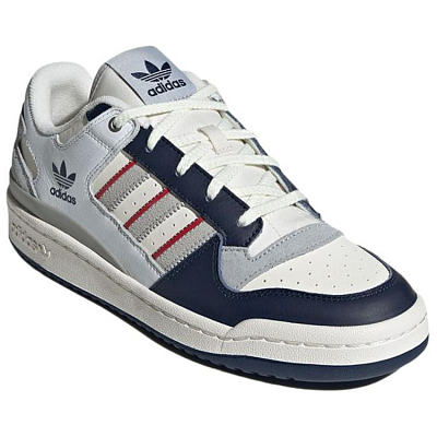 Adidas Originals FORUM CL Low Top Skateboard Shoes Men's White Gray Blue