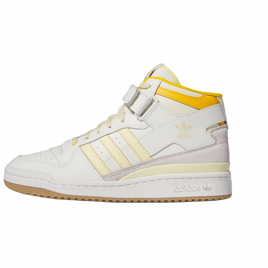 Adidas Originals FORUM Mid Top Skateboard Shoes Unisex White купить в интернет-магазине Yoocart с быстрой доставкой по России.