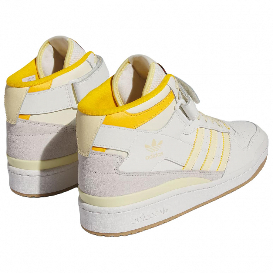 Adidas Originals FORUM Mid Top Skateboard Shoes Unisex White купить в интернет-магазине Yoocart с быстрой доставкой по России.