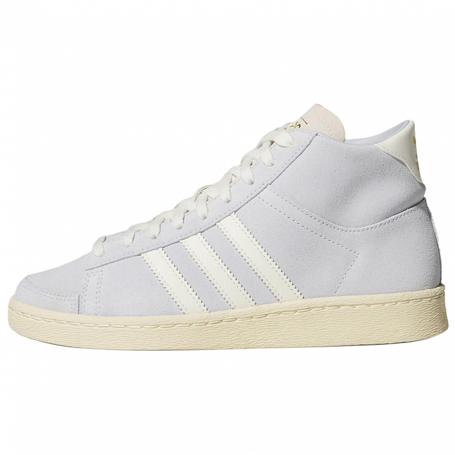 Adidas Originals Anti Slip Wear Resistant High Top Skateboard Shoes Women's Light White violet купить в интернет-магазине Yoocart с быстрой доставкой по России.