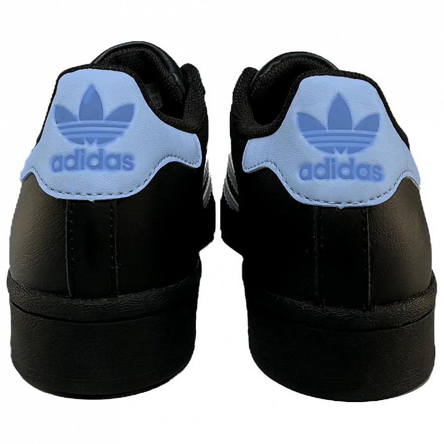 Adidas Originals Superstar Skateboard Shoes Unisex Low Top Black/Blue купить в интернет-магазине Yoocart с быстрой доставкой по России.