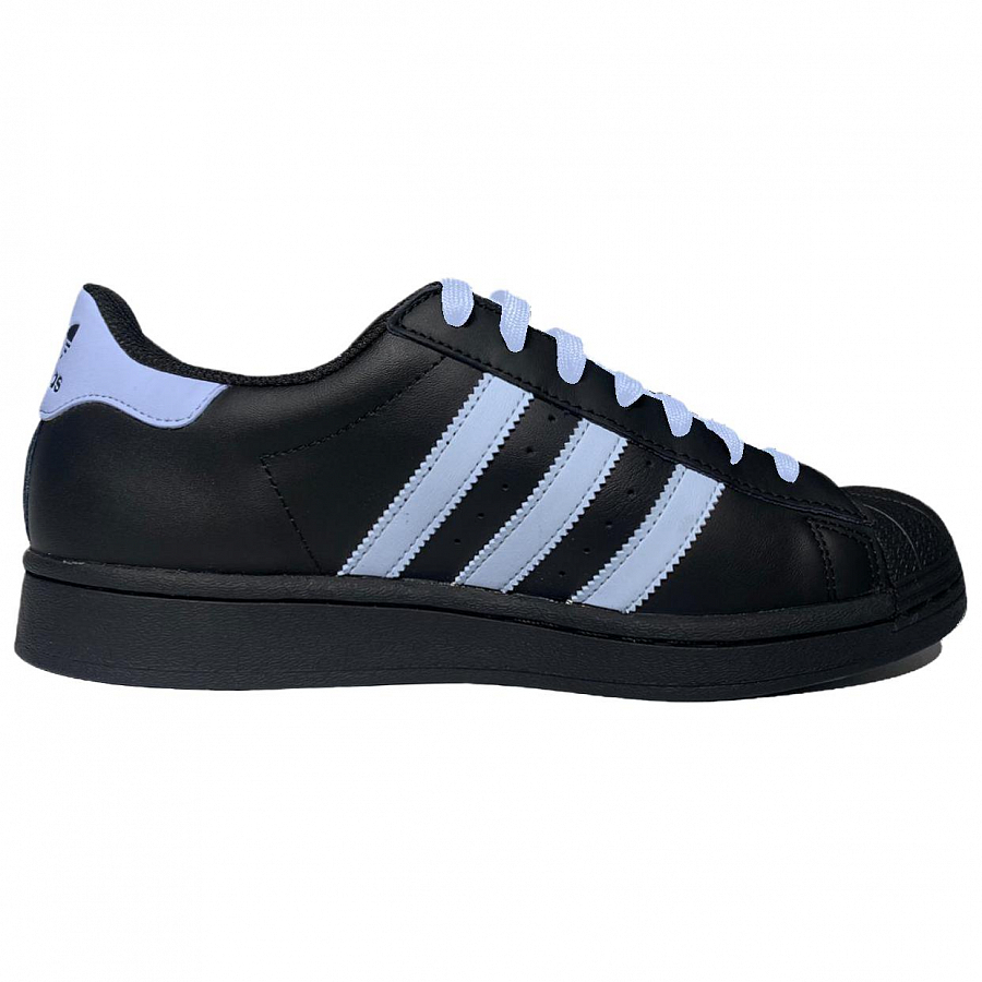 Adidas Originals Superstar Skateboard Shoes Unisex Low Top Black/Blue купить в интернет-магазине Yoocart с быстрой доставкой по России.