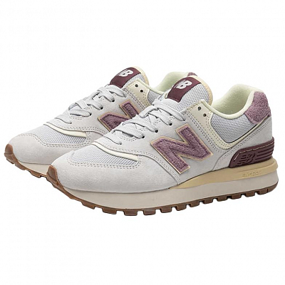 New Balance NB 574 Low Top Running Shoes Unisex Gray White