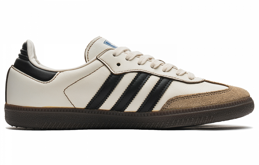 Adidas Originals SAMBA OG Anti-Slip Wear-Resistant Low-Top Skateboard Shoes Unisex Beige Black купить в интернет-магазине Yoocart с быстрой доставкой по России.
