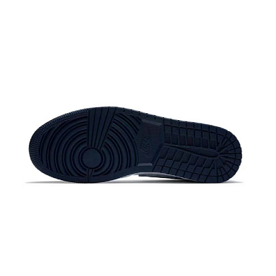 Jordan Air Jordan 1 Anti-Slip Wear-Resistant Low-Top Vintage Basketball Shoes Men's Blue White