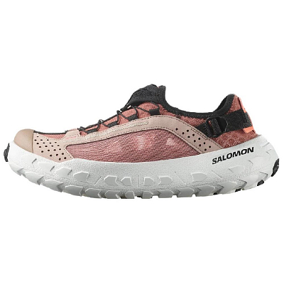SALOMON SOLAMPHIBIAN Abrasion Resistant Waterproof And Breathable Coverage Low Top Hiking Shoes Women's Pink
