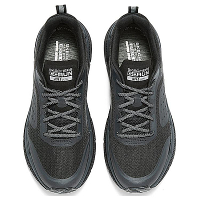Skechers MEN'S GO Cushioning Wear-Resistant Low-Top Casual Running Shoes Men's Black
