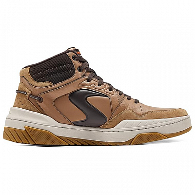 Skechers Mid Top Skateboard Shoes Men's Brown