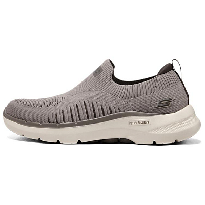 Skechers MEN'S GO WALK Cushioning Wear Resistant Low Top Casual Shoes Men's Taupe