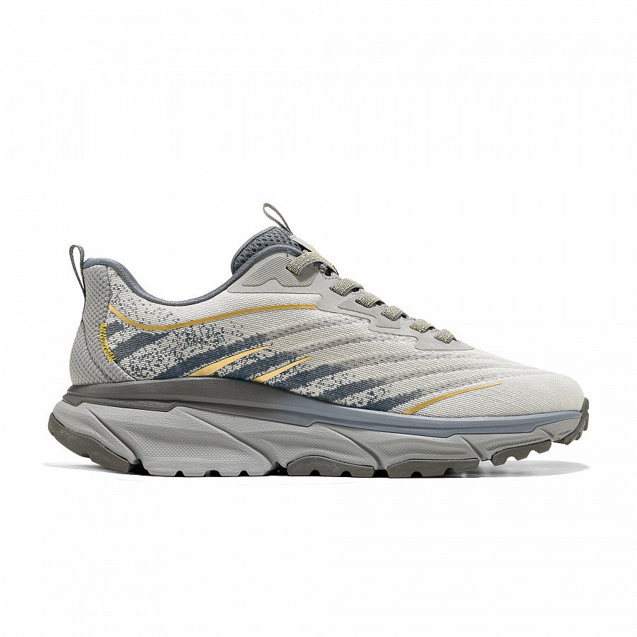 Skechers Sport Abrasion-Resistant Low-Top Outdoor Shoes Men's Gray