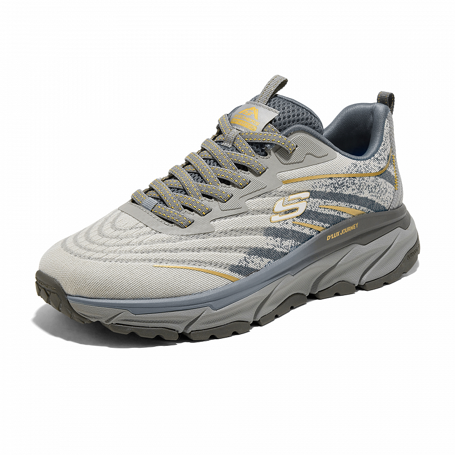 Skechers Sport Abrasion-Resistant Low-Top Outdoor Shoes Men's Gray