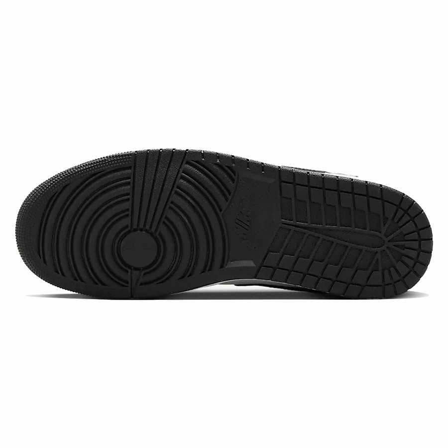 Jordan Air Jordan 1 Anti-Slip Wear-Resistant Mid-Top Vintage Basketball Shoes Men's Black White купить в интернет-магазине Yoocart с быстрой доставкой по России.