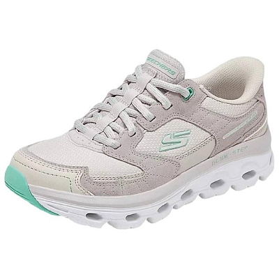 Skechers Glide Step Collection Abrasion Resistant Low Top Trail Running Shoes Women's Taupe