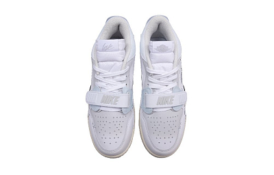 Jordan Legacy 312 Cushioned Slip-Resistant Abrasion-Resistant Low-Top Vintage Basketball Shoes Men's Blue Gray