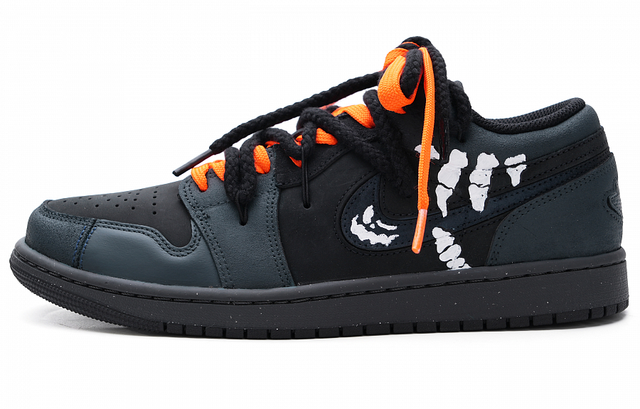 Jordan Air Jordan 1 Slip-Resistant Low-Top Vintage Basketball Shoes Men's Black купить в интернет-магазине Yoocart с быстрой доставкой по России.