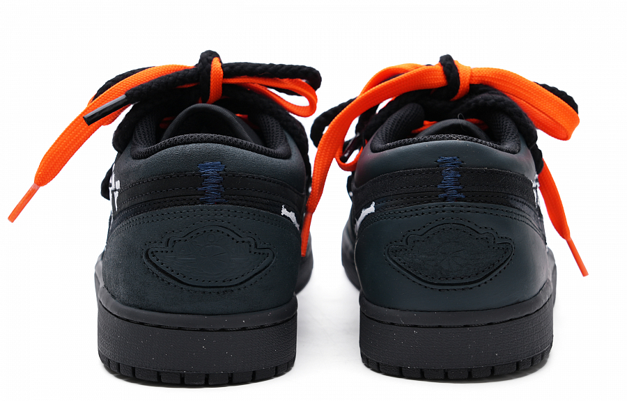 Jordan Air Jordan 1 Slip-Resistant Low-Top Vintage Basketball Shoes Men's Black купить в интернет-магазине Yoocart с быстрой доставкой по России.