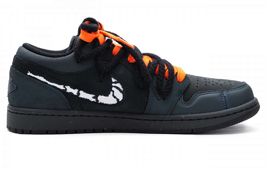 Jordan Air Jordan 1 Slip-Resistant Low-Top Vintage Basketball Shoes Men's Black купить в интернет-магазине Yoocart с быстрой доставкой по России.