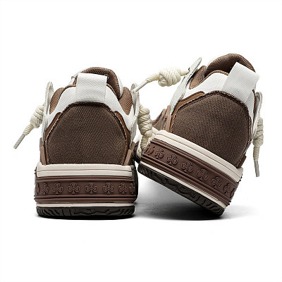 JEEP SPIRIT Low-Top Skateboard Shoes Unisex Oxidized Brown