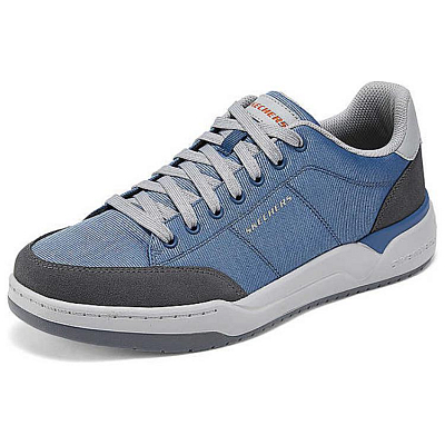 Skechers Abrasion Resistant Low Top Skateboard Shoes Men's Blue