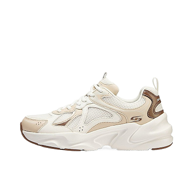 Skechers D'Lites Low Top Chunky Sneakers Women's Taupe