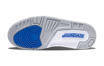 Jordan Legacy 312 Anti-Slip Wear-Resistant Low-Top Basketball Shoes Men's Blue White