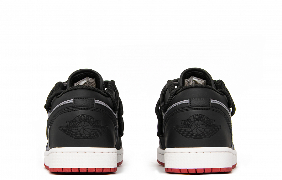Jordan Air Jordan 1 Shadow Gothic Wear-Resistant Slip-Resistant Low-Top Vintage Basketball Shoes Men's Black Gray купить в интернет-магазине Yoocart с быстрой доставкой по России.