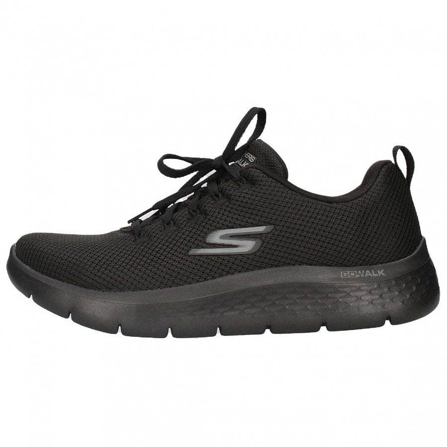 Skechers Go Walk Fle Low Top Running Shoes Men's Black купить в интернет-магазине Yoocart с быстрой доставкой по России.
