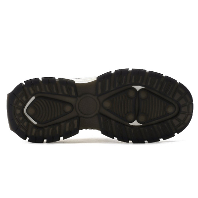 JEEP SPIRIT Black Myth Abrasion Resistant, Breathable, Impact Resistant Low top Chunky Sneakers Men's Light Sandy