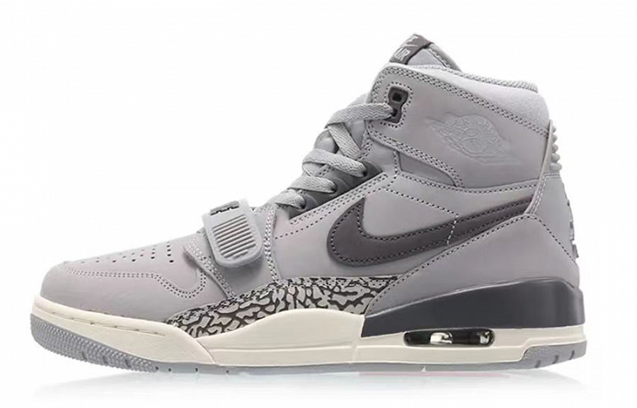Jordan Legacy 312 High Top Vintage Basketball Shoes Men's Tranquil Gray купить в интернет-магазине Yoocart с быстрой доставкой по России.