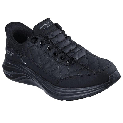 Skechers Contour Foam Cozy Fit Low Top Casual Shoes Men's Black