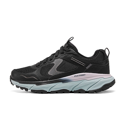 Skechers OUTDOOR Low Top Hiking Shoes Women's Black Green