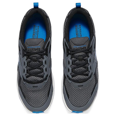 Skechers MEN'S GO Low Top Casual Running Shoes Men's Gray Black