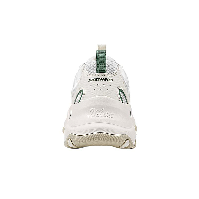 Skechers DLITES Breathable Cushioning Low-Top Casual Shoes Women's White Green