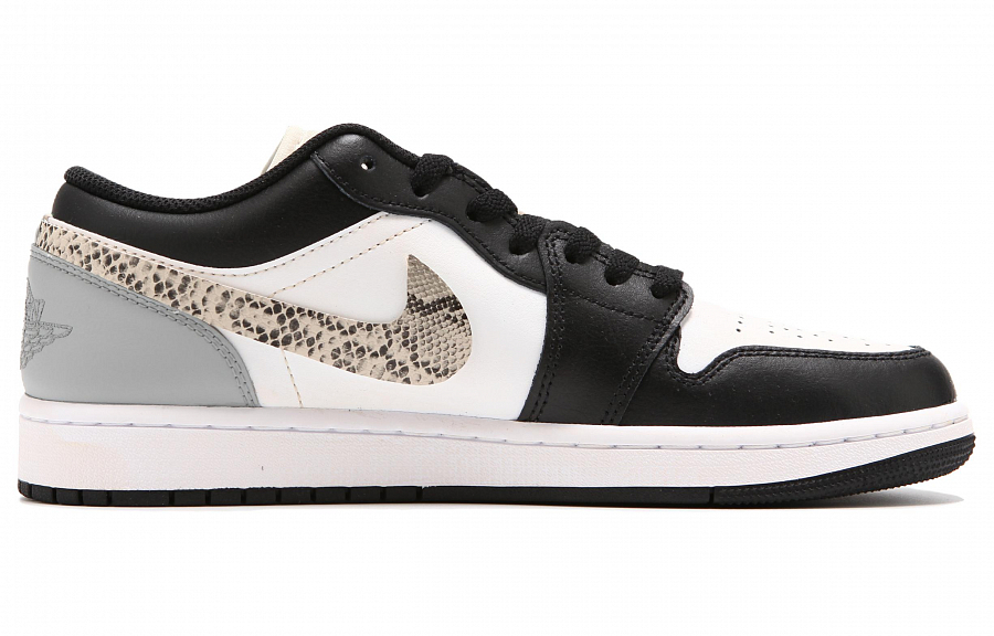 Jordan Air Jordan 1 Durable Breathable Low-Top Vintage Basketball Shoes Men's Black White Brown купить в интернет-магазине Yoocart с быстрой доставкой по России.