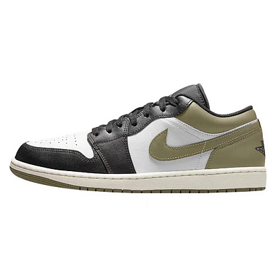Jordan Air Jordan 1 Vintage Basketball Shoes Unisex Low Top White/Green