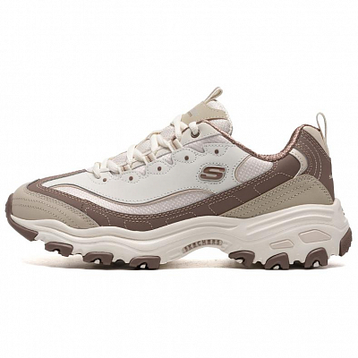 Skechers DLITES Low Top Chunky Sneakers Men's Beige
