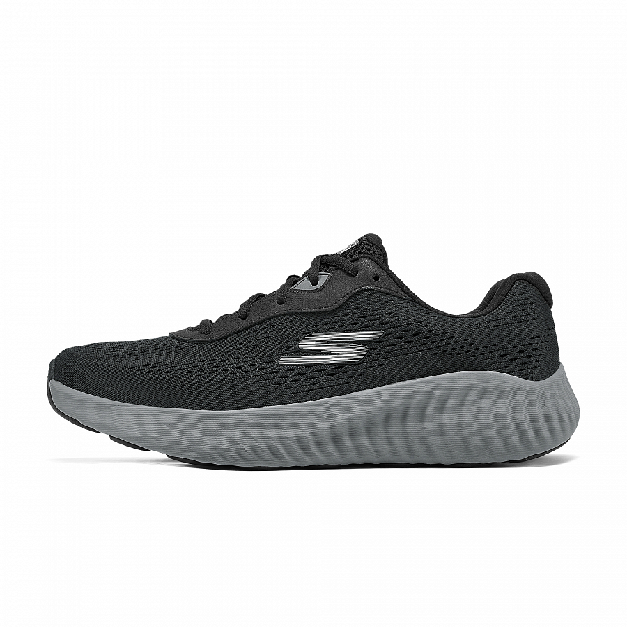 Skechers Cushioning, Wear Resistant Low Top Running Shoes Men's Black купить в интернет-магазине Yoocart с быстрой доставкой по России.