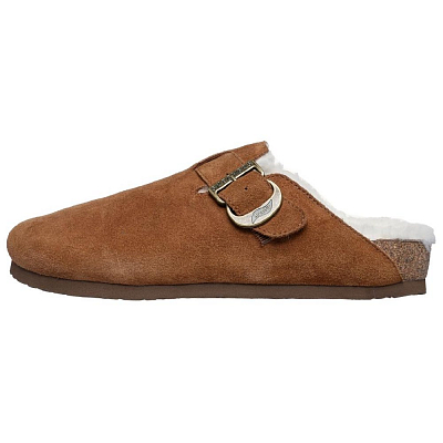 Skechers Arch Fit Closed Toe Slippers Women's Brown