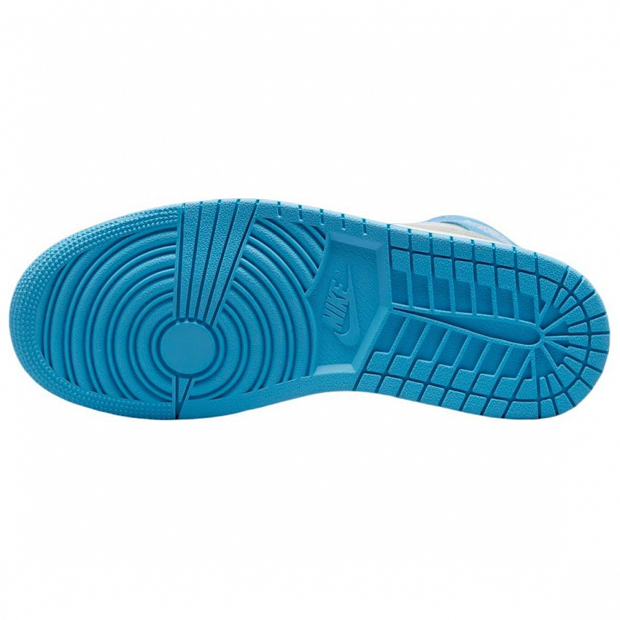 Jordan 1 Mid Dark Powder Blue White Sail Neutral Grey Women's купить в интернет-магазине Yoocart с быстрой доставкой по России.