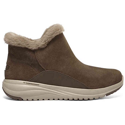 Skechers Short Snow Boots Women's Dark Brown