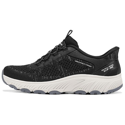 Skechers OUTDOOR WOMENS Low Top Casual Shoes Women's Black Gray