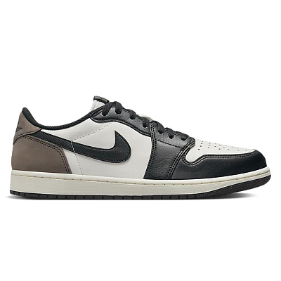 Jordan Air Jordan 1 Vintage Basketball Shoes Men Low Top White/Black