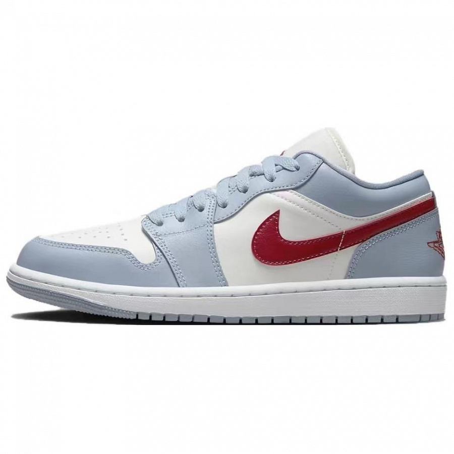 Jordan Air Jordan 1 Anti-Slip Wear-Resistant Low-Top Vintage Basketball Shoes Women's Blue White купить в интернет-магазине Yoocart с быстрой доставкой по России.
