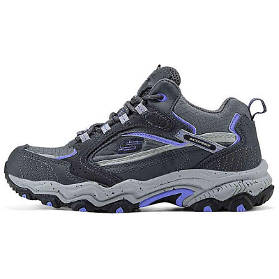 Skechers OUTDOOR Cushioning Wear Resistant Mid Top Trekking Shoes Women's Dark Gray