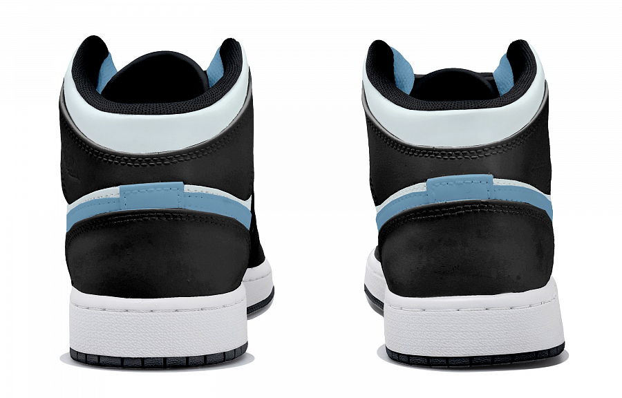 Jordan Air Jordan 1 High top Vintage Basketball Shoes Women's White Black Blue купить в интернет-магазине Yoocart с быстрой доставкой по России.