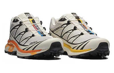 SALOMON XT 6 Series 'Beige Vibrant Orange'