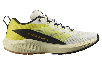SALOMON Sense Ride 5 Slip Resistant Low Top Running Shoes Women's Vanilla