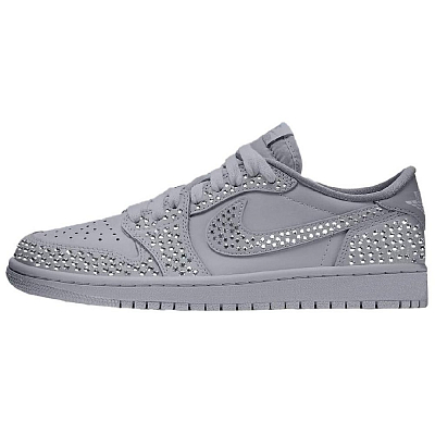 Jordan 1 Retro Low Og Swarovski Stealth Women's