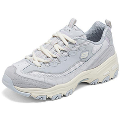 Skechers Sports Life Collection Low Top Chunky Sneakers Women's Gray