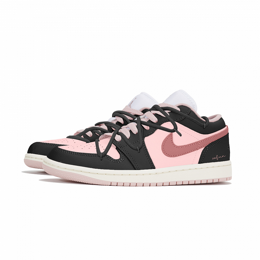 Jordan Air Jordan 1 Vintage Basketball Shoes Women's Low top Pink купить в интернет-магазине Yoocart с быстрой доставкой по России.